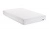 Un matelas Sanimatex avec un design ergonomique, une housse blanche respirante et un soutien orthopédique, idéal pour un sommeil sain et hygiénique.